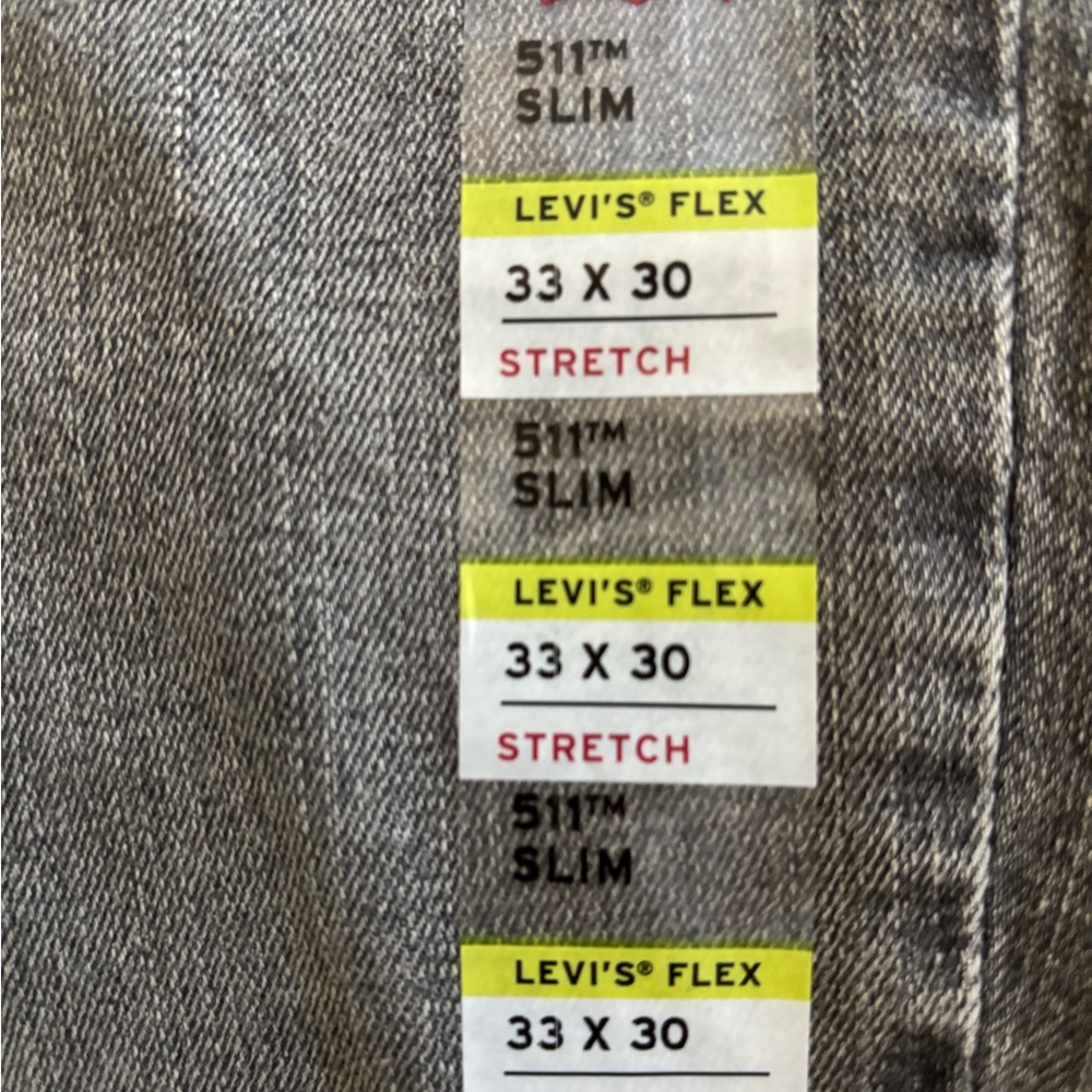 Levi's Gray Slim Fit Jeans with Stretch
